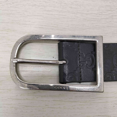 グッチ GUCCI マイクログッチシマレザーベルト メンズ