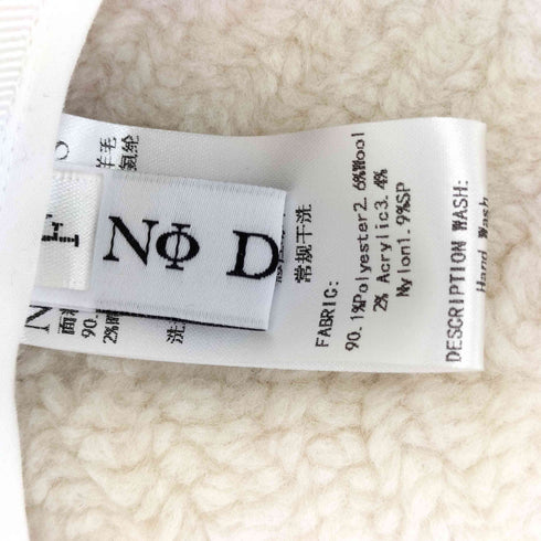 NO DRESS White Shearling Beret レディース FREE