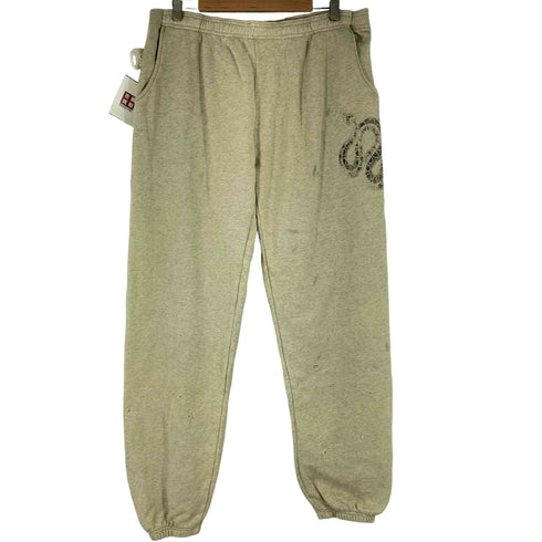 GODS WATCHING BELVET PANTS ピグメント加工 ダメージデザイン スウェットパンツ メンズ JPN:XL
