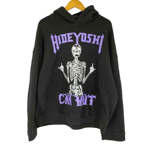 HEAVEN CAN WAIT スケルトンデザイン プルオーバーパーカー メンズ JPN:XL