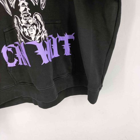 HEAVEN CAN WAIT スケルトンデザイン プルオーバーパーカー メンズ JPN:XL