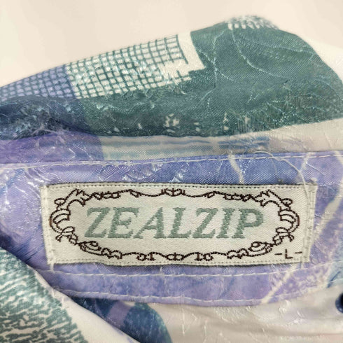 ZEALZIP 総柄 シャツ メンズ