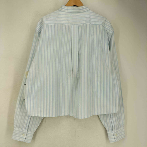 ブルックスブラザーズ BROOKS BROTHERS 短丈 ストライプ バンドカラーシャツ レディース 17 1/2 -36