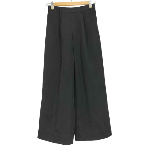 CREWRE クルーレ ウォッシャブルサテンスラックス レディース JPN:1