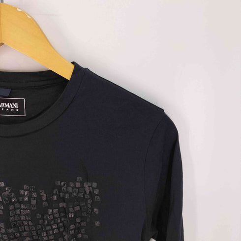 アルマーニジーンズ ARMANI JEANS ロゴ ロングスリーブ カットソー ロンT メンズ import:XS