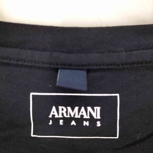 アルマーニジーンズ ARMANI JEANS ロゴ ロングスリーブ カットソー ロンT メンズ import:XS