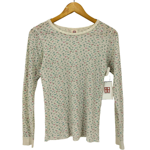 ビームスボーイ BEAMS BOY フラワー サーマル ロングスリーブ Tシャツ レディース