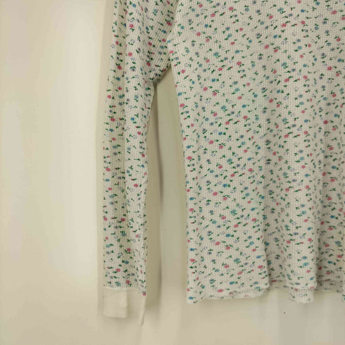 ビームスボーイ BEAMS BOY フラワー サーマル ロングスリーブ Tシャツ レディース