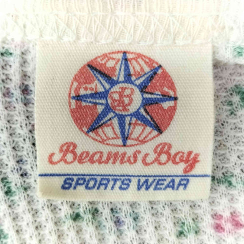 ビームスボーイ BEAMS BOY フラワー サーマル ロングスリーブ Tシャツ レディース
