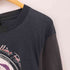 ツギハギプリント 長袖 クルーネックTシャツ メンズ