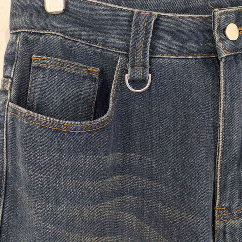 ワイド バギー デニム ショーツ メンズ XL