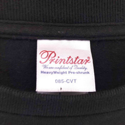 プリントスター printstar プリントクルーネックTシャツ メンズ L