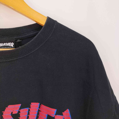 スラッシャー THRASHER ロゴプリントTシャツ メンズ 4L