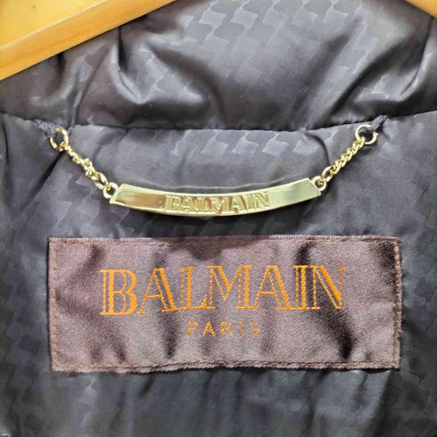 バルマン BALMAIN フード付き ダウンコート レディース JPN:L