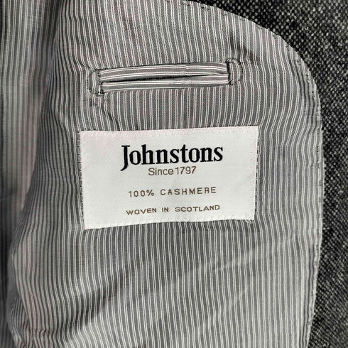 Johnstons CASHMERE 100% カシミヤ テーラードジャケット メンズ UK:42