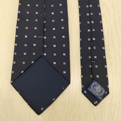 ジェイプレス J.PRESS 総柄 シルクネクタイ メンズ