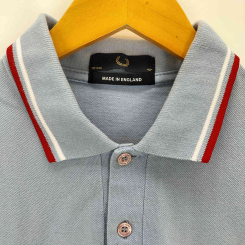フレッドペリー FRED PERRY MADE IN ENGLAND 鹿の子 ショートスリーブポロシャツ メンズ UK:40