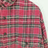 freaks ACTIVE SURF WEAR 90s 猫目ボタン フラップポケット チェック 長袖 ネルシャツ メンズ import:M