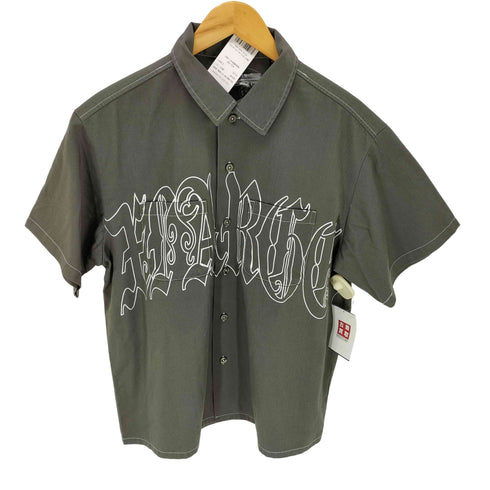 エクストララージ XLARGE OLD ENGLISH S/S WORK SHIRT オールドイングリッシュ ショートスリーブ ワークシャツ メンズ JPN:S