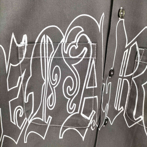 エクストララージ XLARGE OLD ENGLISH S/S WORK SHIRT オールドイングリッシュ ショートスリーブ ワークシャツ メンズ JPN:S