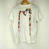 エヴィス EVISU 花柄ロゴプリントデザイン 半袖 Tシャツ レディース import:S