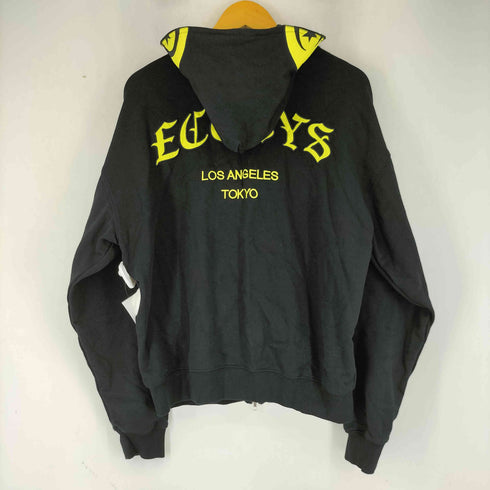 サプライヤー SUPPLIER ECOSYS ロゴワッペン スカル フルジップパーカー メンズ import:S