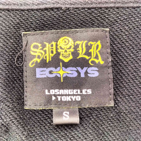 サプライヤー SUPPLIER ECOSYS ロゴワッペン スカル フルジップパーカー メンズ import:S