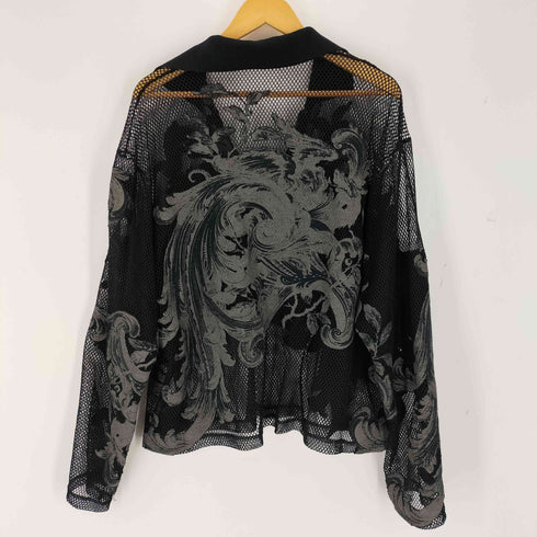 ターク TAAKK 25SS EUROPEAN MOTIF MESH SKIPPER SHIRT ヨーロピアン メッシュ スキッパー シャツ メンズ 3