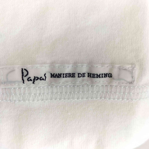 パパス papas トラックプリント クルーネックTシャツ メンズ JPN:M