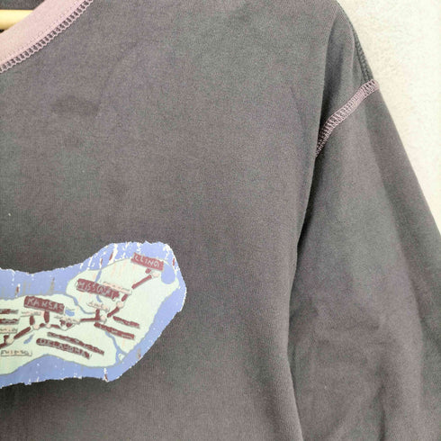 パパス papas ROUTE66 クラシックカープリント クルーネックTシャツ メンズ JPN:M