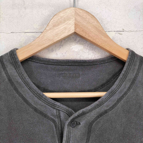 パパス papas クラシックカープリント ヘンリーネックTシャツ メンズ JPN:M