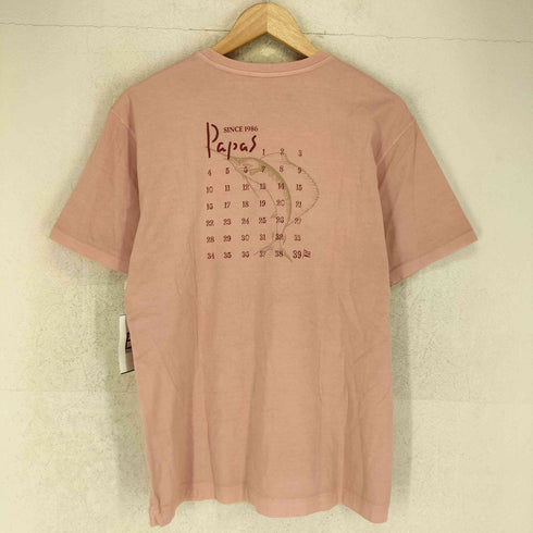パパス papas カジキ バックプリント ヘンリーネックTシャツ メンズ JPN:M