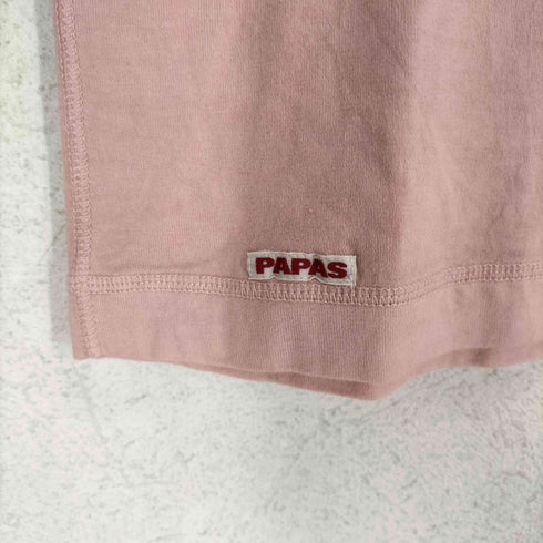 パパス papas カジキ バックプリント ヘンリーネックTシャツ メンズ JPN:M