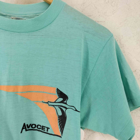 ヘインズ Hanes 80-90s USA製 シングルステッチ Fifty-Fifty フィフティーフィフティー コットン ポリ Tシャツ メンズ M