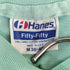 ヘインズ Hanes 80-90s USA製 シングルステッチ Fifty-Fifty フィフティーフィフティー コットン ポリ Tシャツ メンズ M