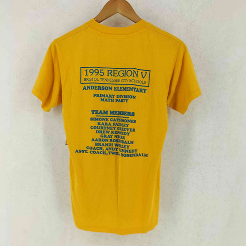 ヘインズ Hanes 90S USA製 HEAVYWEIGHT ヘビーウェイト 50/50 コットン ポリ BRISTOL TENNESSE ブリストル テネシー 両面 スクールプリントTシャツ メンズ S