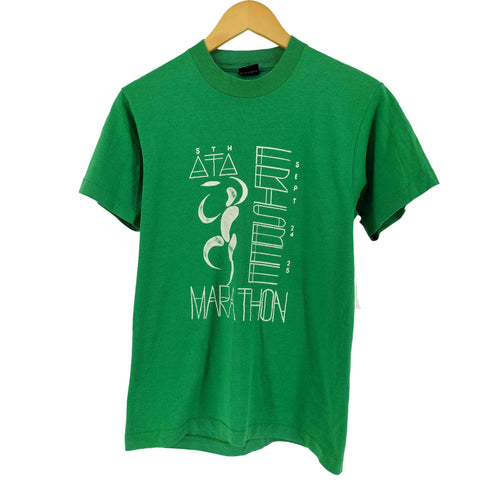 フルーツオブザルーム FRUIT OF THE LOOM 90S USA製 コットン ポリ スポーツ大会 プリントTシャツ メンズ M