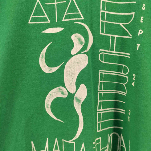 フルーツオブザルーム FRUIT OF THE LOOM 90S USA製 コットン ポリ スポーツ大会 プリントTシャツ メンズ M