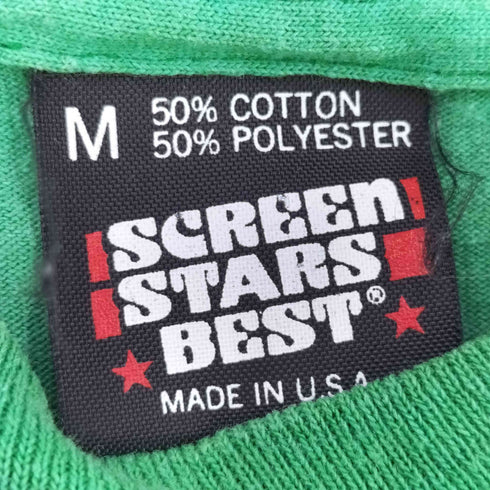 フルーツオブザルーム FRUIT OF THE LOOM 90S USA製 コットン ポリ スポーツ大会 プリントTシャツ メンズ M