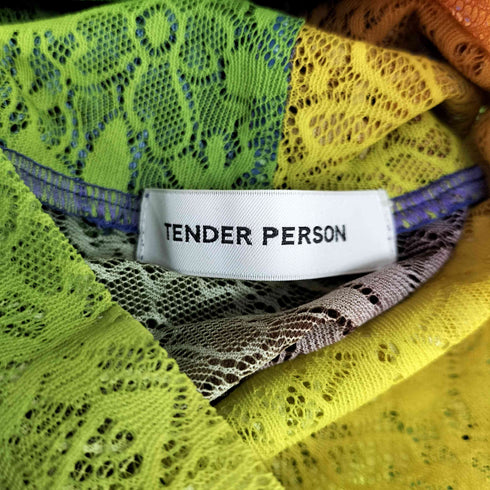 テンダーパーソン TENDER PERSON サーモグラフィー 花柄レース ブラウス レディース JPN:2