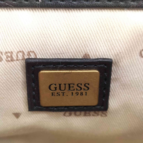ゲス GUESS BERGEN MICRO MINI ロゴデザイン ファー ハンドバッグ レディース