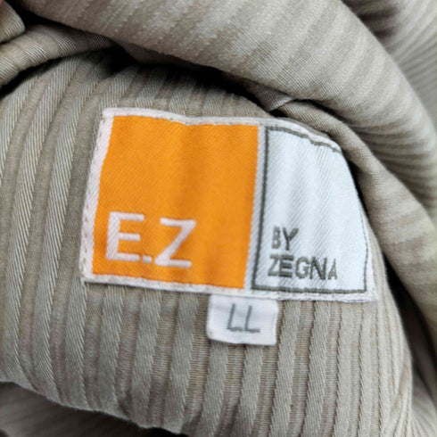 イージーバイゼニア EZ by ZEGNA エンボス 2Bテーラードジャケット メンズ LL