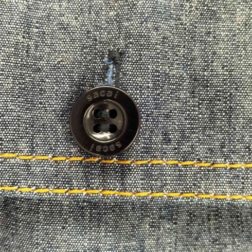 サカイ Sacai Light Weight Denim Shirtライトウエイト デニムシャツ メンズ 2