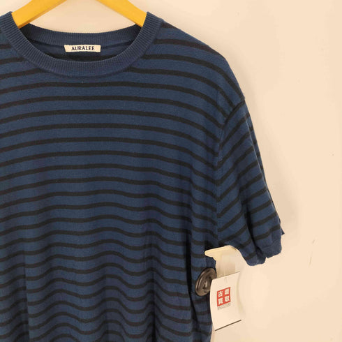 オーラリー AURALEE 26SS HIGH GAUGE COTTON KNIT TEE ハイ ガーゼ コットン ニット Tシャツ メンズ 5