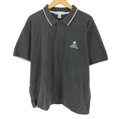 Holland America line ホーランドアメリカライン 刺繍ポロシャツ メンズ import:XL