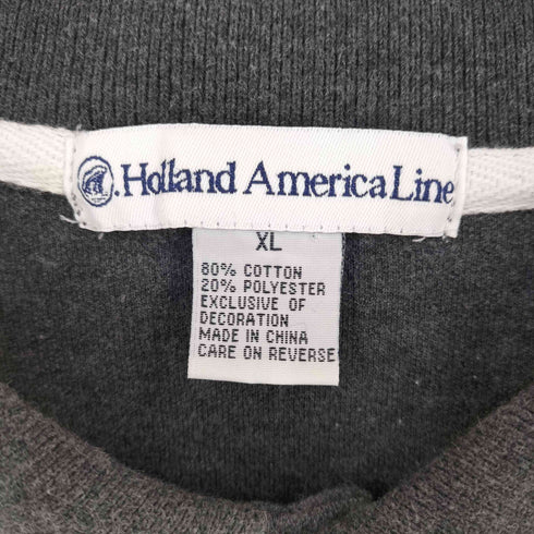 Holland America line ホーランドアメリカライン 刺繍ポロシャツ メンズ import:XL