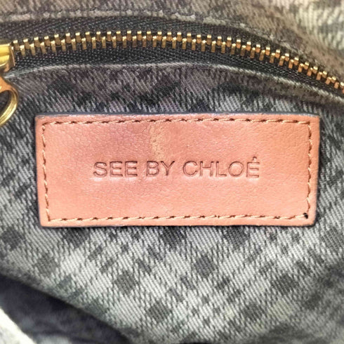 シーバイクロエ SEE BY CHLOE ポーチ付き レザー ショルダー バッグ レディース