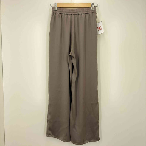 ヘルノ Herno Satin Taupe Trousers サテン トープ トラウザーズ レディース EUR:40-42
