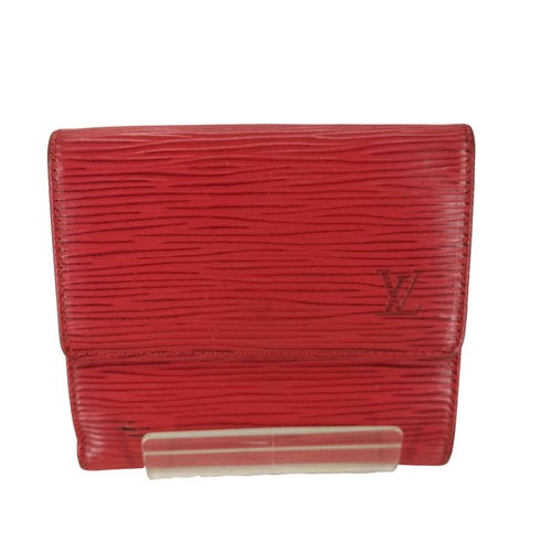 ルイヴィトン LOUIS VUITTON ポルト モネ ビエ カルト クレディ エピ 二つ折り レザー 財布 メンズ