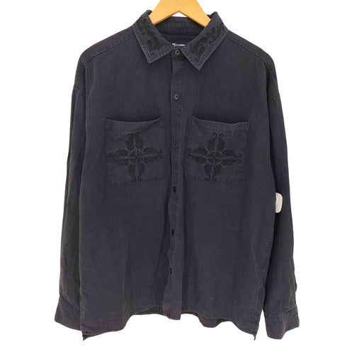 サブサエティ Subciety Embroidery shirt エンブロイダリーシャツ メンズ JPN:XL